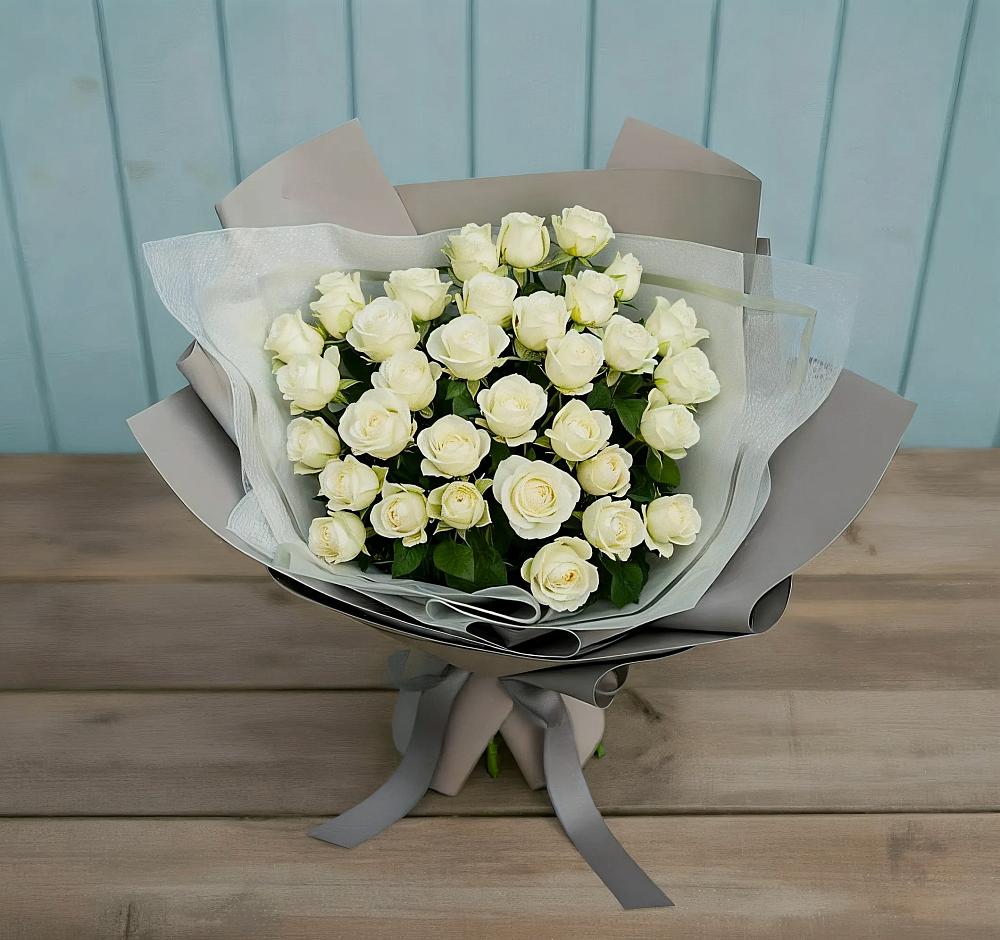Букет Белоснежная нежность в Зверево