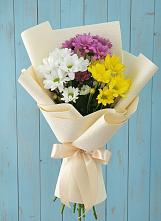 Букет цветов из:  Хризантемы #REPLACE_PRED# Зверево