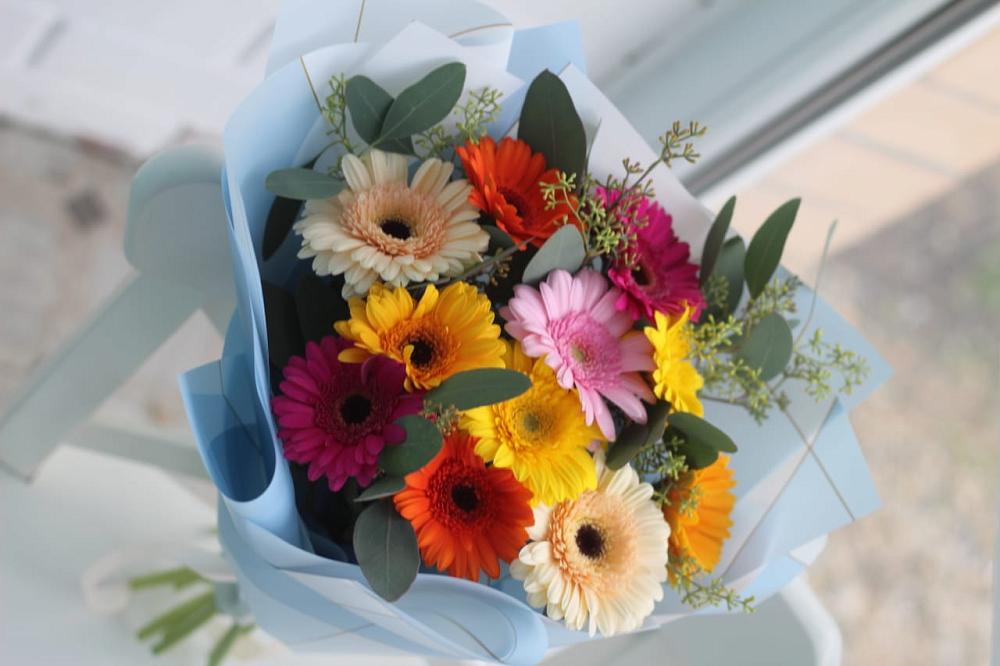 Букет цветов из: Герберы в Зверево