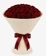 Букет 101 Бордовая роза Блэк Бакарра в Зверево