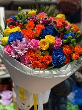 Букет цветов из:  Розы и Хризантемы #REPLACE_PRED# Зверево