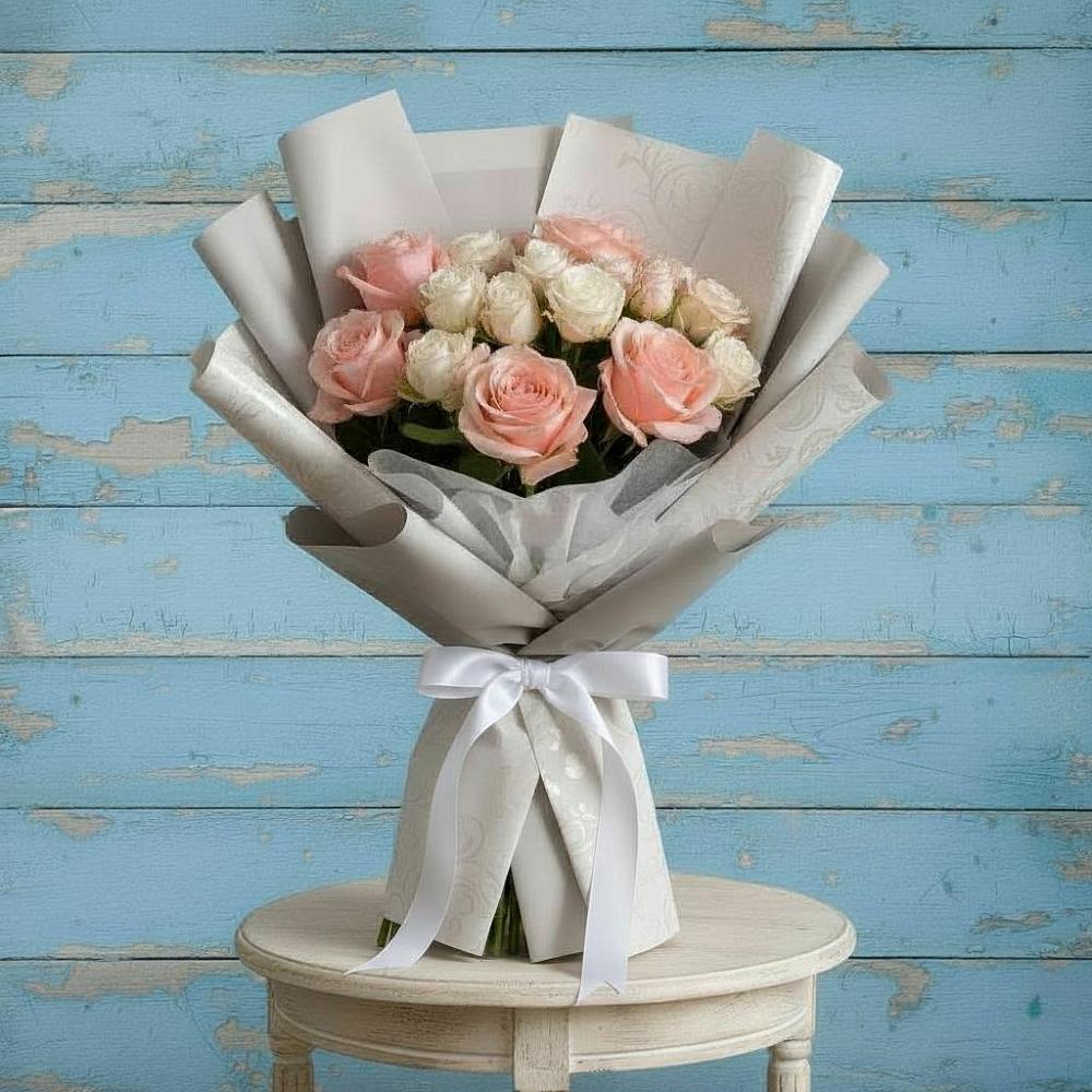 Букет цветов из: Розы в Зверево