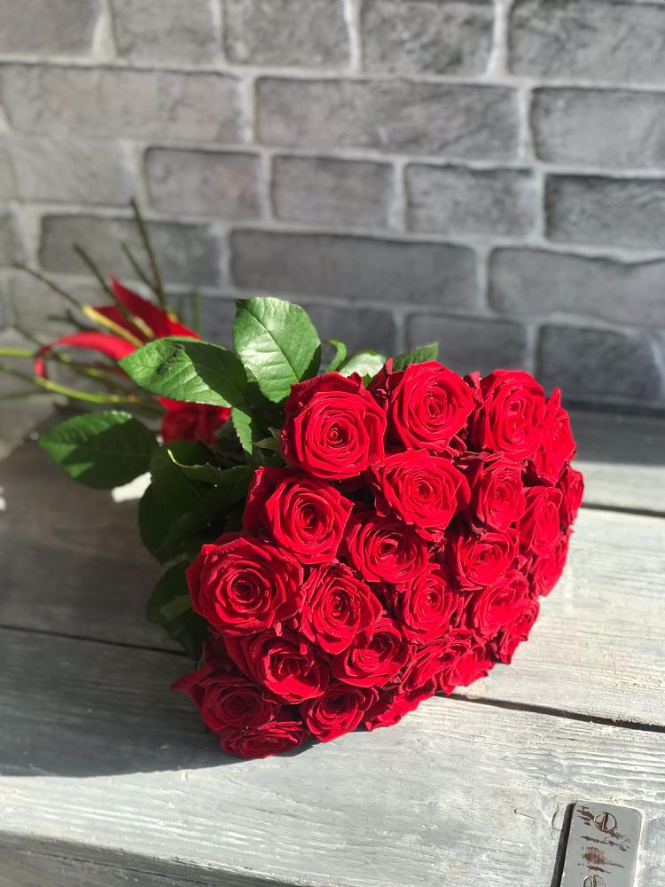 Букет Красные розы Фридом в Зверево