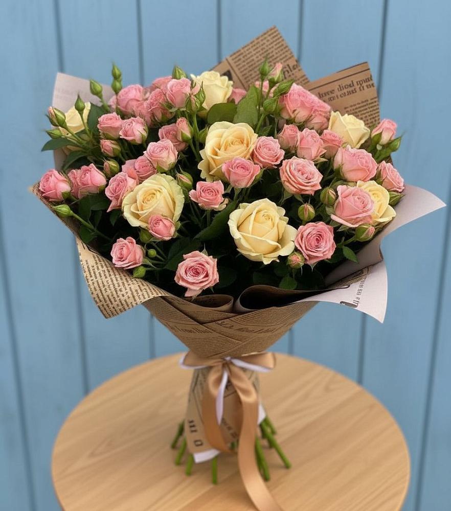 Букет цветов из: Розы в Зверево