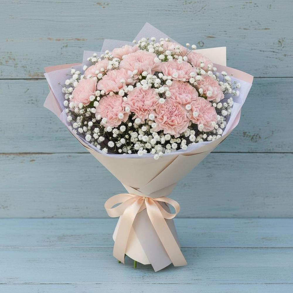 Букет цветов из: Гвоздики в Зверево