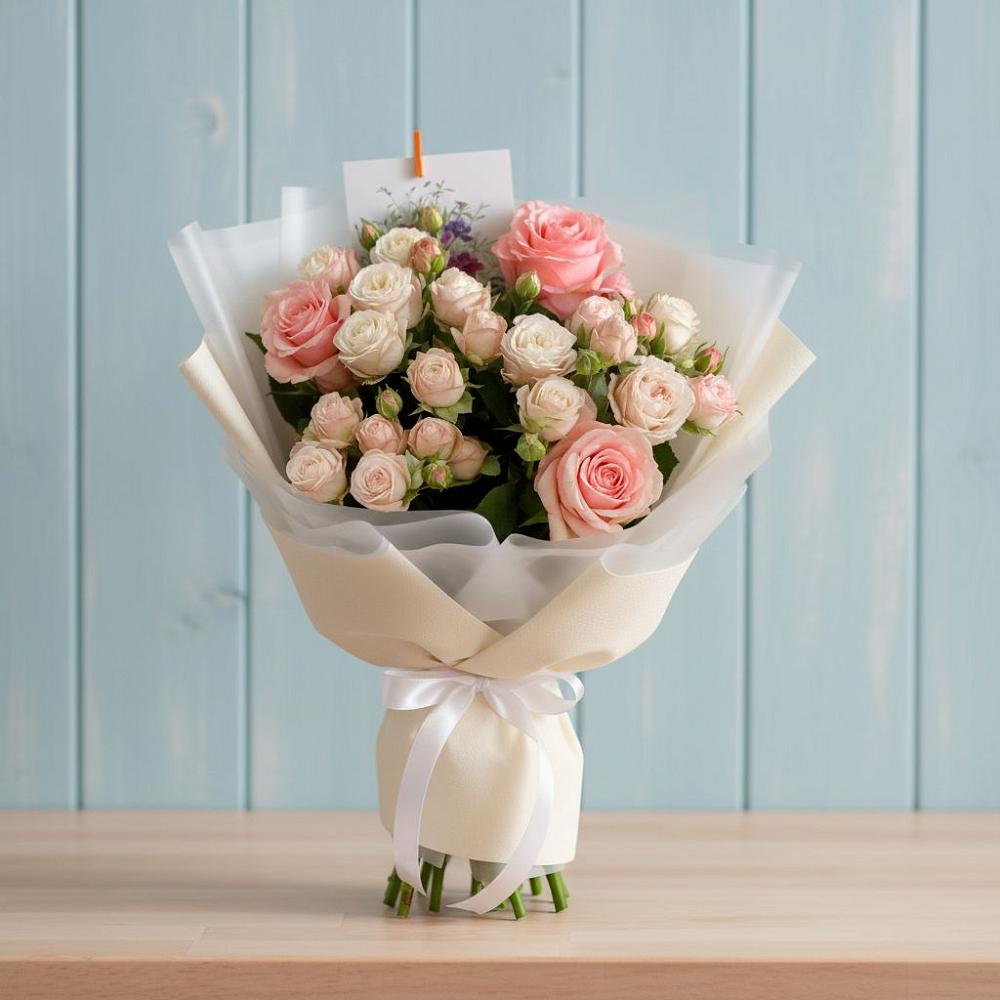 Букет цветов из: Розы в Зверево