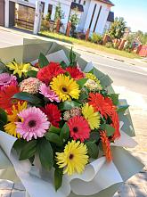 Букет цветов из:  Герберы #REPLACE_PRED# Зверево