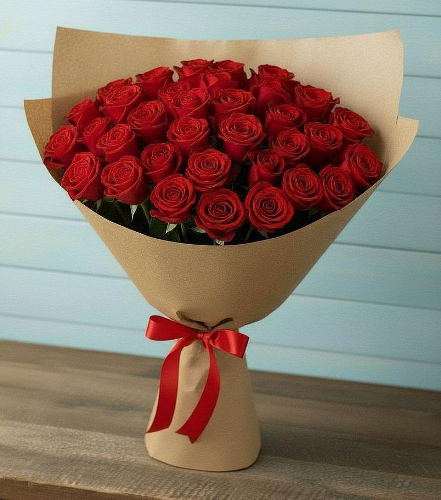 Букет Красные розы Милано в Зверево