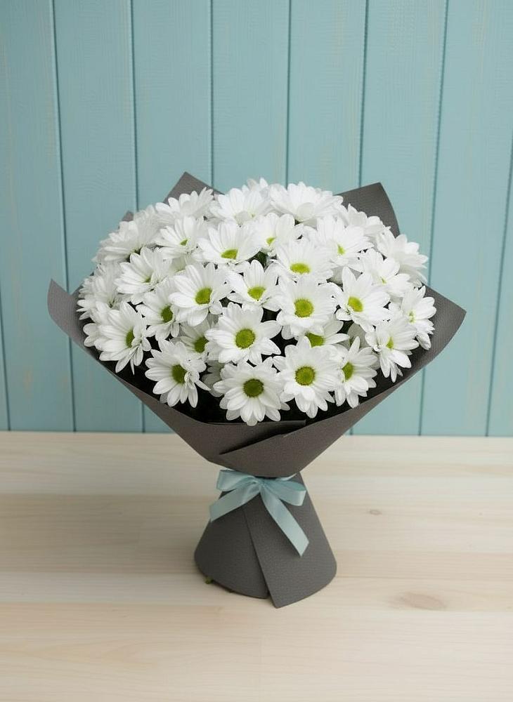 Букет цветов из: Хризантемы в Зверево