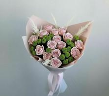 Букет цветов из:  Розы и Хризантемы в Зверево