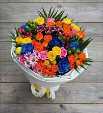 Букет цветов из:  Розы и Хризантемы #REPLACE_PRED# Зверево