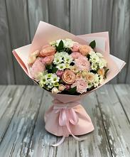 Букет цветов из:  Гвоздики, Розы и Хризантемы #REPLACE_PRED# Зверево