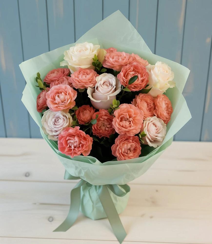 Букет цветов из: Розы в Зверево