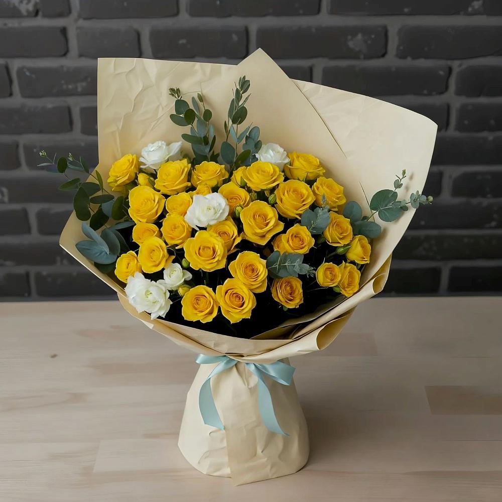 Букет цветов из: Розы в Зверево