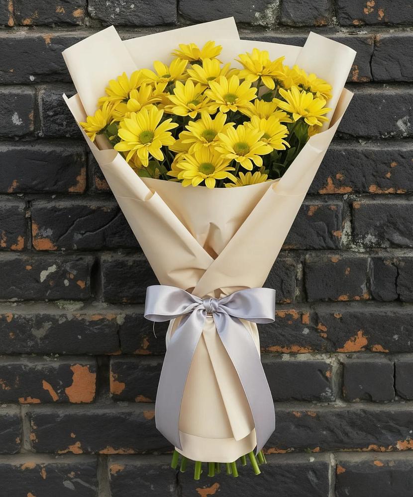 Букет цветов из: Хризантемы в Зверево
