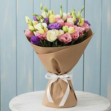 Букет цветов из:  Лизиантусы в Зверево