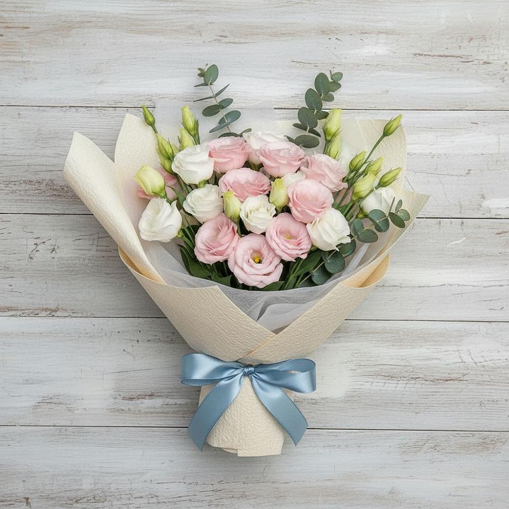 Букет цветов из: Лизиантусы в Зверево